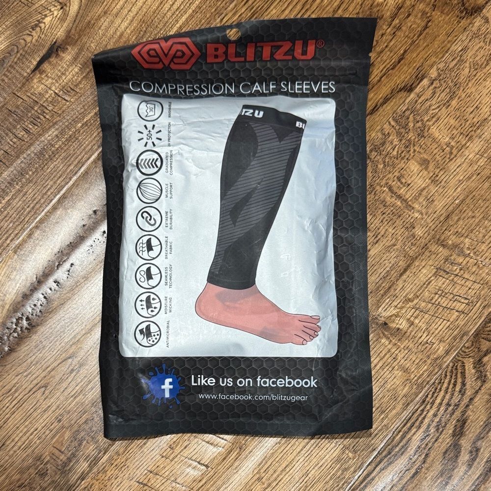 NIB Pink Compression Calf Sleeves L/XL